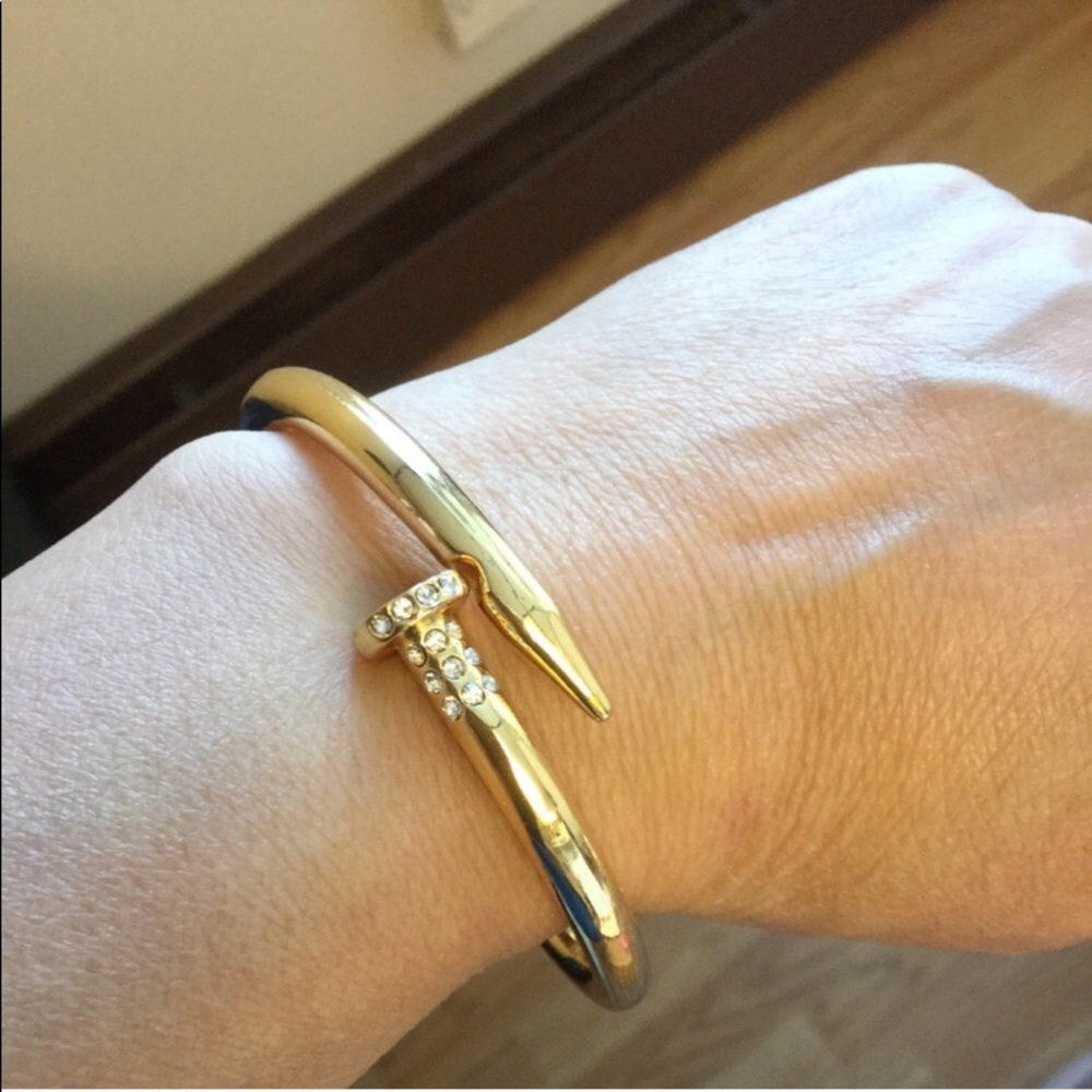 Gold plated zirconia Bracelet